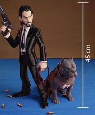 John Wick And Dog 17 inches Inches Tall USA SELLER picture