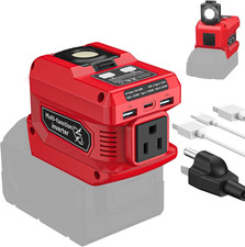 220W Power Inverter for Milwaukee 18V Battery Portable 110V AC Outlet USB-C picture