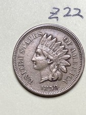 1859 Indian cent,  coin #Z22 picture