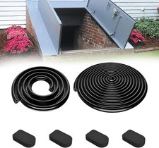 for Bilco Basement Door Seal Kit (1 x U Shaped Gasket, 1x Bulb Trim Black picture