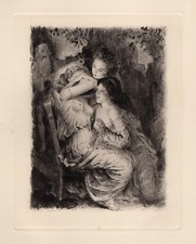 Superb ORIGINAL 1955 BECAT LIMITED Etching 