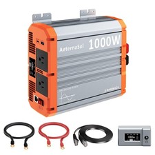 AeternaSol Pure Sine Wave Inverter 1000W 12V to 110V picture