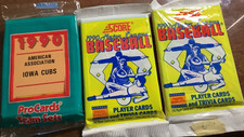 1990 Iowa Cubs ProCards Team Set Sealed + (2) 1990 Score Baseball Packs Lot picture