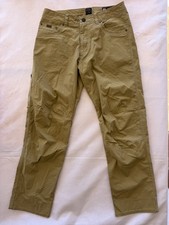 Kuhl Mens Revolvr Hiking Pants Size 32X32 Tan Vintage Patina Dye Outdoor Hiking picture