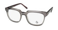 NEW ORIGINAL PENGUIN THE MARVIN JR EYEWEAR FULL-RIM SQUARE PLASTIC GRAY FL picture