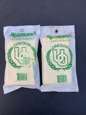 Vintage Oregon Ducks Rain Ponchos Late 1980s picture