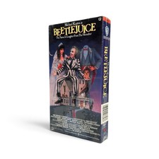 Beetlejuice VHS 1988 Side UPC H Overlap Front Watermark First Release New Sealed picture