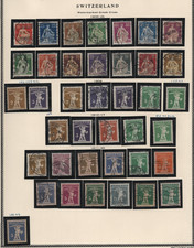 SWITZERLAND 1907-1933 SPECIALIZED COLLECTION OF 83 STAMPS MOSTLY USED SOME MINT picture