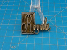Vintage Royale Script Emblem Badge Metal Nameplate 7578964 Auto Car Trim Silver picture