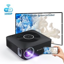 VANKYO 4K Projector 50000LMS 1080P 4D 5G WiFi Video Home Theater + 100