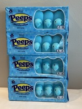 Peeps Blue Marshmallow 5 Count 4 Pack 20 Total Peeps NEW  picture