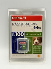 New SanDisk 64 MB Shoot & Store Secure Digital Memory Card (SDSDS-64-A10) picture