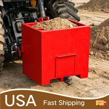 3 Point Category 1 Ballast Box for Tractors, Tractor Weights Tool Box with 5.3 C picture