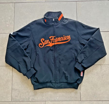 Vintage Majestic San Francisco Giants MLB Therma Base Full Zip Dugout Jacket L picture