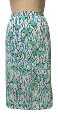 VESTED GENTRESS Vintage 70s/80s Women's Floral + Vine Print Skirt - Sz L picture