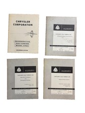 RARE 1963-1964 Chrysler Gas Turbine Car Engineering Assembly Manuals 1964 picture