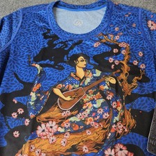 Inknburn Womens Longsleeve Tech Pullover Top Size XXS Benzaiten  Graphic Print picture