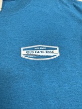 OLD GUYS RULE Men's T-Shirt Local Legend Large Blue Graphic Print New w Tag picture