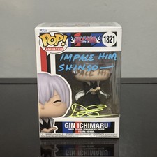 Doug Erholtz Autographed Signed & Quoted Funko Pop #1821 Bleach Gin Ichimaru JSA picture