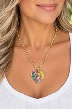 Kurt Geiger Heart Pendant Necklace, New picture