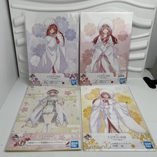 The Quintessential Quintuplets Illustration Art Board Lot Of 4 E 10-1/4x7-1/4 picture