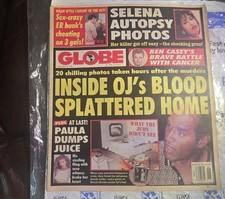 Selena Quintanilla  Globe Scarce  Magazine November 1995 AUTOPSY PHOTOS picture
