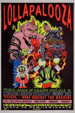 Lollapalooza 1993 Festival Lineup Rock Metal Art Wall Room Poster - POSTER 20x30 picture
