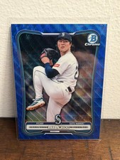 2026 Bowman Chrome Bryan Woo #49 Blue Wave Refractor /150 Seattle Mariners picture