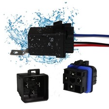 4-PIN 40/30 AMP 12 V DC Waterproof Relay Kit Harness Socket - Heavy Duty 12 picture