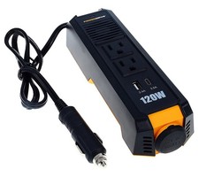 PowerDrive 120W Power Strip Inverter -Outlets/Ports/12V Socket- Model PWD120S picture