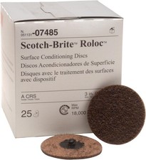 3M 07485 Scotch-Brite Roloc Surface Conditioning Disc 3 inch Coarse (25 Discs) picture