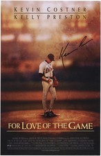 Kevin Costner For The Love of The Game Autographed 11
