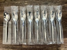 8-Villeroy & Boch NEW WAVE SOUP SPOON Glossy 18/10 Stainless Flatware New picture