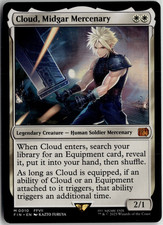 Cloud Midgar Mercenary 0010 Final Fantasy FF MTG Magic The Gathering Card NM picture