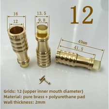 1PCS Brass Cane Crutch Tip with Anti-Skid 12mm-26mm for Hiking Pole Chair Leg Fe picture