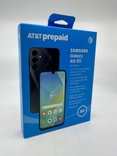 New & Sealed - AT&T Samsung Galaxy A16 5G, 64GB, Blue Black - Prepaid Smartphone picture