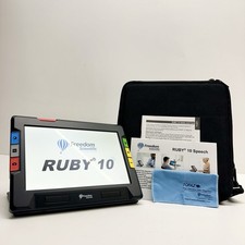 FREEDOM SCIENTIFIC RUBY 10🔍 | PORTABLE MAGNIFIER + SPEECH | PRISTINE✨ picture