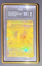 TAG 9 Mega Charizard Y EX 294/217 Me: Ascended Heroes Holo Mega HR + Gold Case picture