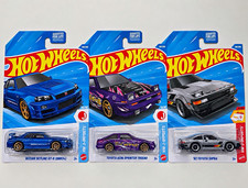 Hot Wheels JDM Set Nissan Skyline GTR, Toyota AE86 Trueno, 82 Toyota Supra picture