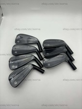 TaylorMade P790 2023 Iron Heads 4-PW 7PC Black RH Head Only Excellent picture