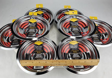 8x Stanco Chrome-Plated Steel Range Reflector Pan  6 in. Bowl 701-6 picture