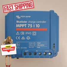 Victron Energy BlueSolar MPPT Charge Controller - 75V - 10AMP For 12v or 24v  picture