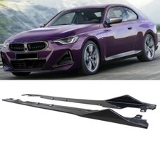 Carbon Style Side Skirt Splitter For 2022-2025 BMW 2 Series G42 220i M240i Coupe picture