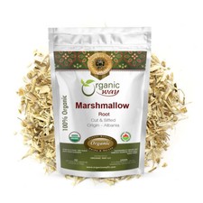 Organic Way Marshmallow Root Cut & Sifted - Organic, Kosher & USDA Certified picture