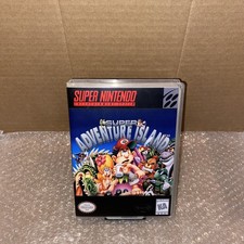 Super Adventure Island (Super Nintendo, 1992) SNES Authentic Cart + Case Tested picture