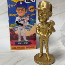 Shohei Ohtani & Decoy Gold Los Angeles Dodgers Edition Bobblehead 8/28/24 picture