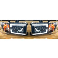 Pair For 2006-14 Honda Ridgeline Headlights led Daytime Running Light Version picture