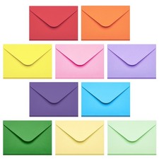 ACSTEP 100PACK Gift Card Envelopes Credit Size 4X2.75 100 PCS, Colorful  picture