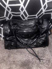 Balenciaga City Bag Small Black Leather picture
