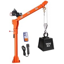 VEVOR Electric Pickup Truck 1100 lbs with Winch 3000 lbs, Orange  picture